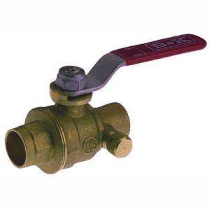   Stop & Waste Ball Valve with Drain Port 107 554HN 