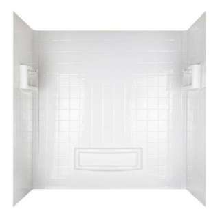 ASB EverStrong Bathtub Wall Set in White 39124 