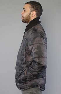 LRG The Operation Puff Puffy Jacket in Black Camo  Karmaloop 