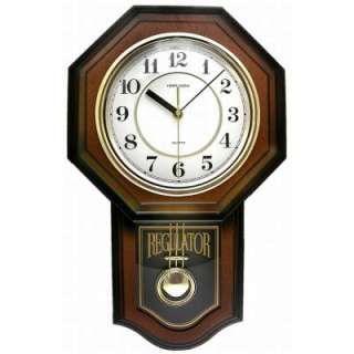 Timekeeper ProductsPendulum Westminster Chime 18.75 in. Faux Wood Wall 