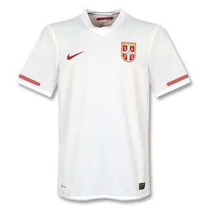 Nike Serbien Away Trikot weiß/rot/gold WM2010 Farbe weiß/rot/gold 