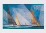 Feininger, Lyonel   Segelboote   Kunstdruck Artprint Gemälde 