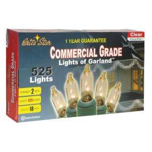 Brite Star Clear Colored Lights of Garland 37 551 00  