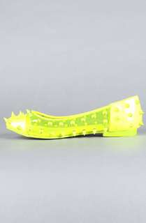 Sole Boutique The Dynamo Flat in Lime  Karmaloop   Global 