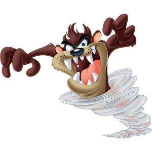 RoomMates Looney Tunes   Taz Peel and Stick Giant Wall Decals 