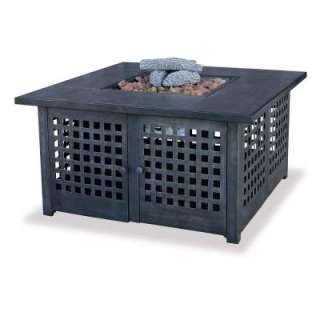 UniFlameLP Gas Fire Pit with Ceramic Tile Table