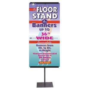 Lynch Sign Co. Telescoping Banner Stand   36 in. Wide A FS4836 at The 