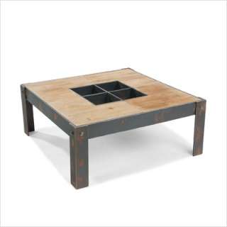 Moes Home Collection Bolt Coffee Table in Distressed Natural HU 1024 