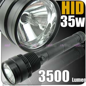35W Xenon HID Rechargeable Flashlight Torch 12v 6600mAh  