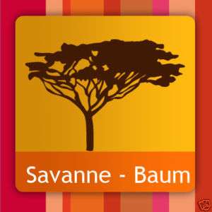 Wandaufkleber Afrika Savanne Baum Groß Affenbrotbaum  