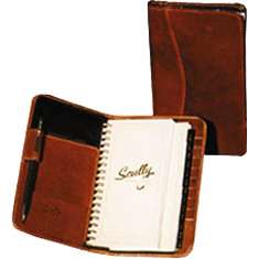 Scully Leather Zip Pocket Agenda Italian Leather 5008Z    