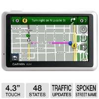 Garmin Nuvi 1300T Auto GPS   4.3 Touch Screen Display, MicroSD Card 
