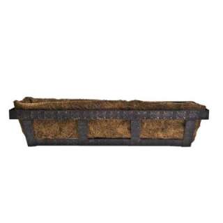 CobraCo Embossed 24 in. Metal Deck Rail Planter DPBEM24 BZ at The Home 