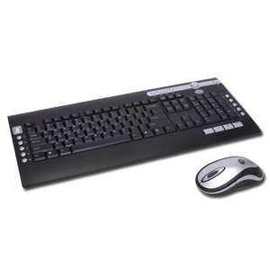 Gear Head 126 Key Wireless Keyboard and Laser Mouse Combo (USB) at 