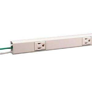 Wiremold 5 Ft. Metal 10 Outlet Plugmold, Ivory V20GB506+ at The Home 