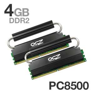 OCZ Reaper Dual Channel 4GB PC8500 DDR2 Memory   1066MHz 4096MB (2 x 