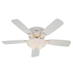Hunter 48 in. Low Profile Plus White Ceiling Fan 23910 at The Home 