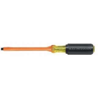 Klein Tools 4 In. Insulated 1/4 In. Keystone Tip Screwdriver 602 4INS 