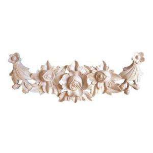 Foster Mantels Flower Swag 1 Ft. X 4 1/2 In. X 3/4 In. Wood Onlay 