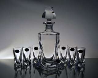 Wodka Set Karaffe mit 6 Gläser Bleikristall Neu&OVP  