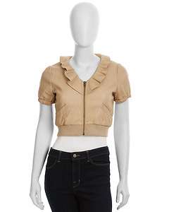 Romeo & Juliet Couture Short Sleeve Cropped Jacket  