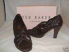NIB WOMENS TED BAKER BROWN GRABLE PUMP SIZE 9 RETAIL $220