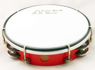 TUNABLE HEADED TAMBOURINE percussion drum tamborine  