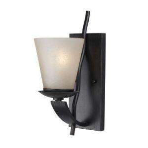   Bay Bravado Collection 1 Light Brunette Wall Sconce with Glass Shade