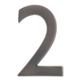   Dark Aged Copper Floating House Number (3582DC 2) from 