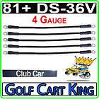 Club Car DS 81+ Golf Cart   Battery Cable Set (4 Guage)