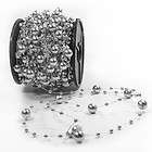 Perlenkette   Perlenband   Dekoperlen   Perlen   Hochzeit WEISS 