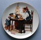 norman rockwell plates for a good boy  