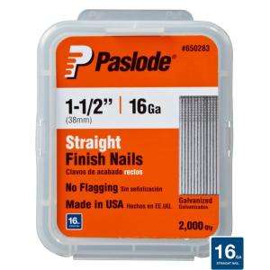   Steel Straight Finishing Nails (2,000 Pack) 650283 