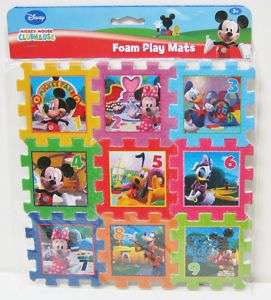 Mickey Mouse & Friends Foam PUZZLE PLAY MAT Cube NEW  