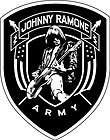 RAMONES johnny ramone army EMBROIDERED PATCH iron/sew * 