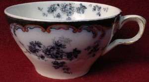 RIDGWAY china CHISWICK flow blue CUP only  