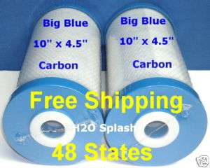 Big Blue 10 Sediment/Carbon Water Filter(2)Replacement  