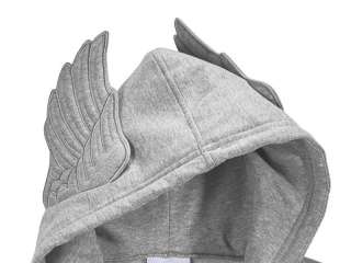 Adidas OBYO Jeremy Scott JS Wings Hooded Sweatshirt Hoodie Grey  
