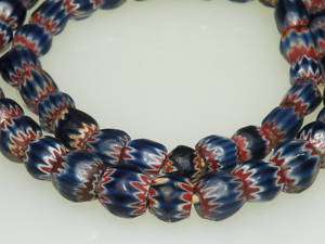 Very RARE Old 7 Seven Layers CHEVRON Trade Beads 1500s  