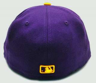   ERA 59FIFTY MLB BASEBALL CAP LOS ANGELES DODGERS PURPLE WITH GOLD HAT