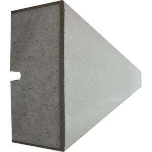 Coraform American Trim 4 Ft. X 5 In. X 2 In. Gray Composite Moulding 