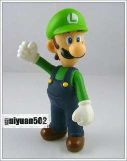 New Super Mario Bros 5 Luigi Action Figure Doll Toy L  