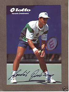 Hendrik DREEKMANN, Deutschland, Tennis, Orig. Autogramm  