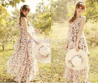 Butterfly Flower Printing Bohemian Tiered Limited Edition Elegant 