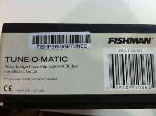 Fishman PowerBridge Tune o Matic Les Paul Piezo Bridge 6 Pickup System 