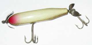 PAW PAW OLD WOUNDED MINNOW NO. 2500 WOOD LURE INJURED  