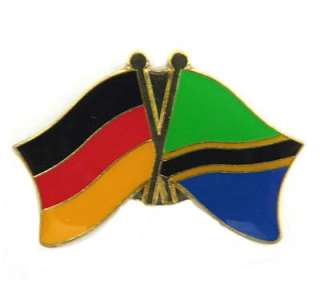 Freundschaftspin Tansania Pin NEU Fahne Flagge  
