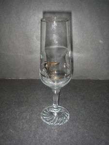 Champagne Flute Glass 1988 Calgary Olympics Stemware  