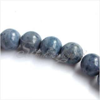 34x Naturliche Blau Koralle Rund Perlen Edelstein 12mm  