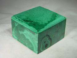 BUTW malachite jewelry box lapidary carving 2383B  